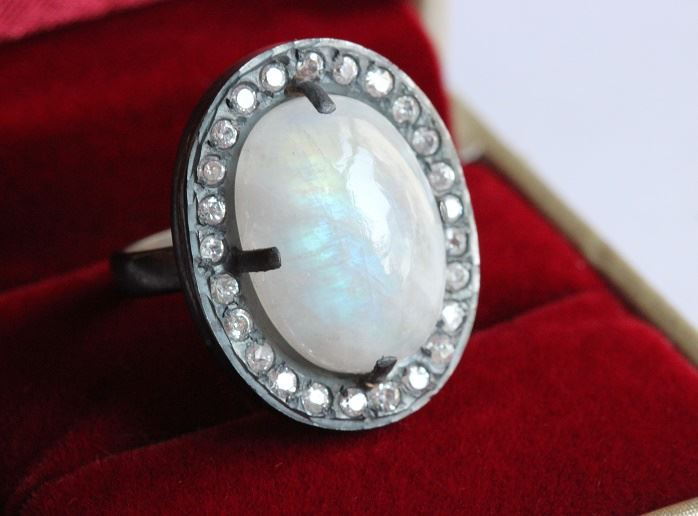 ARTISAN RING Oxidized OOAK Natural