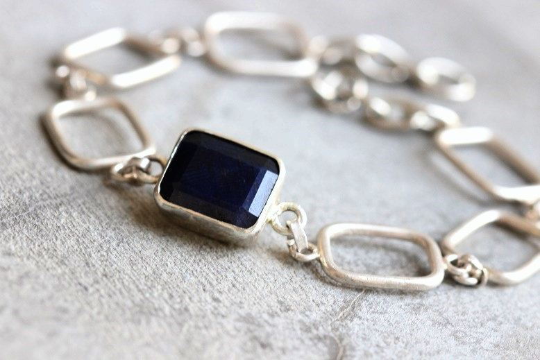 Artisan Sapphire Bracelet handmade bracelet