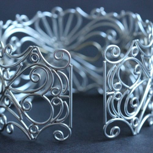 Artisan bracelet, 14k Gold silver bracelet, Handmade bracelet gift