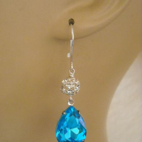 Bridal crystal earrings, Bridal earrings, Bridal jewelry, Wedding earrings, Wedding jewelry, Bridesmaid earrings, Bridemaids earrings