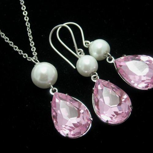 Bridal jewelry Swarovski crystal