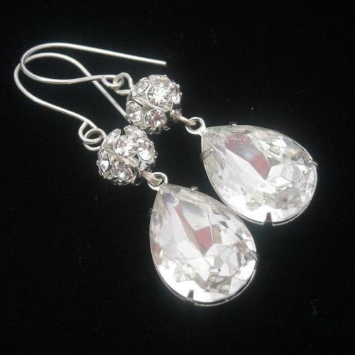 Bridal jewelry, Swarovski crystal bridal jewelry ,Wedding bridal jewelry  in Swarovski crystal and sterling silver