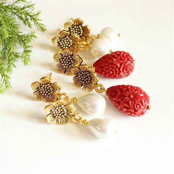 Bridesmaid jewelry sets of 5 - Bridesmaid gifts - Pearl set