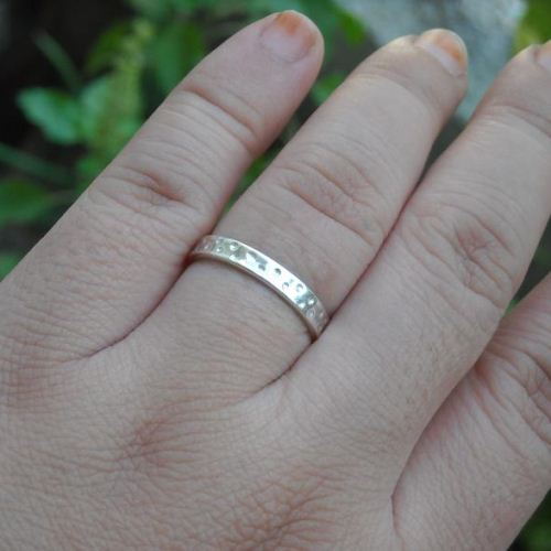 Engagement ring, wedding ring,sterling silver, handmade wedding ring,platinum plated