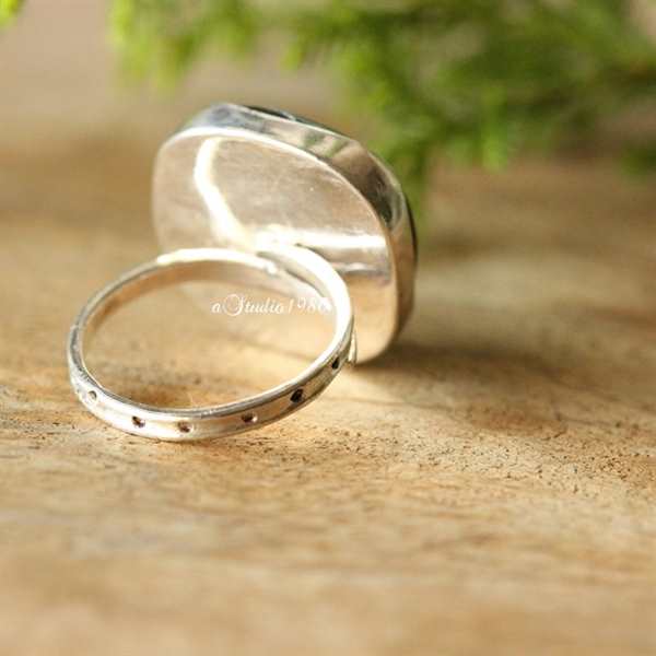 Labradorite Ring - adjustable ring - Statement ring - Gemstone