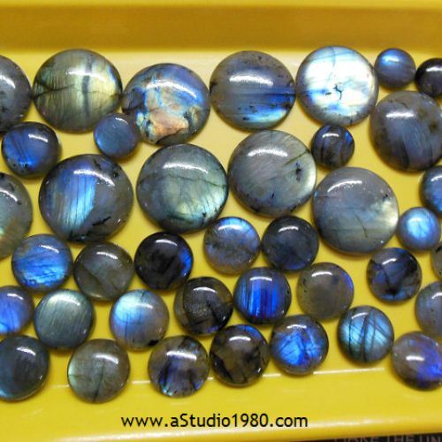 Natural labradorite pendant - Blue pendant - Gemstone silver Gifts