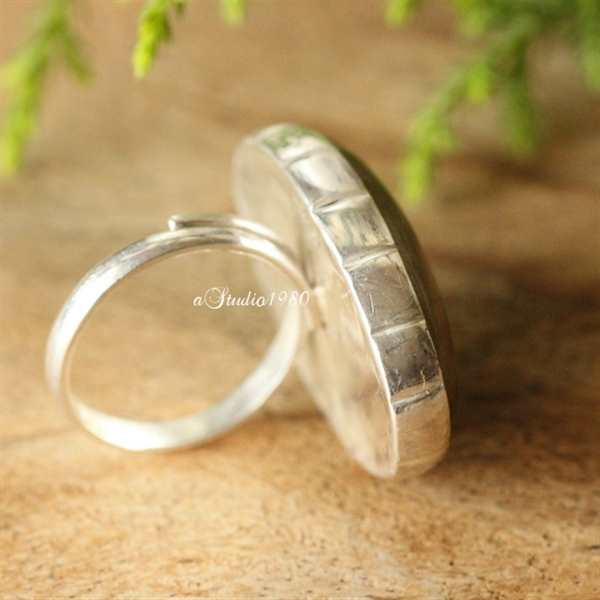 OOAK Rutil Quartz ring - adjustable ring - statement ring 