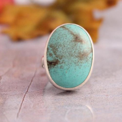 Oval Turquoise Ring Turquoise oval