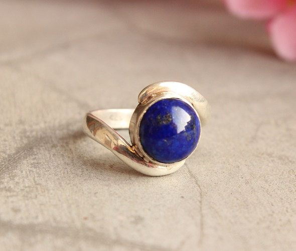 Promise ring Lapis Lazuli ring