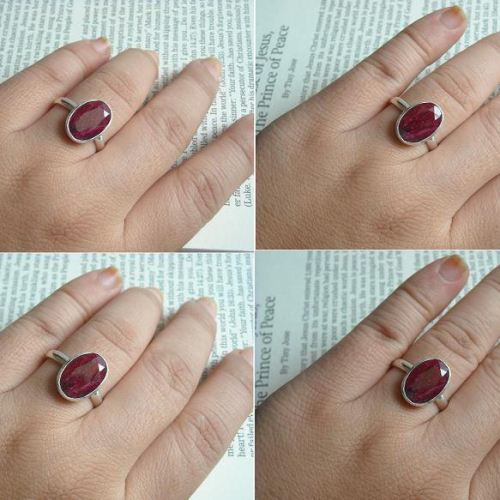 Ruby ring - Ruby Gemstone ring - sterling silver ruby Ring, handmade Ring,handmade ring, Birthstone