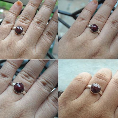 Ruby rings, Ruby rings for women, Gemstone silver handmade jewelry