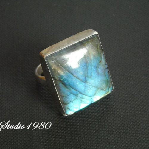 Sterling Silver Labradorite ring Silver