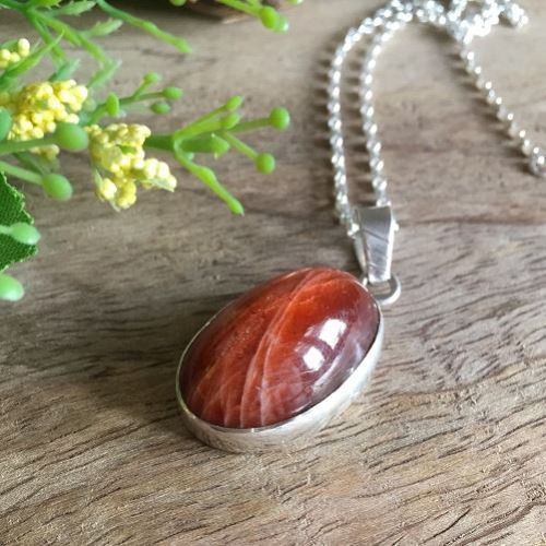 Untreated sunstone pendant, Sunstone silver pendant, Sunstone jewelry