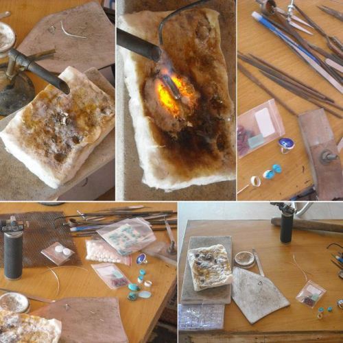 Turquoise Ring, silver ring, Oval stone artisan Ring